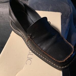 Black loafer